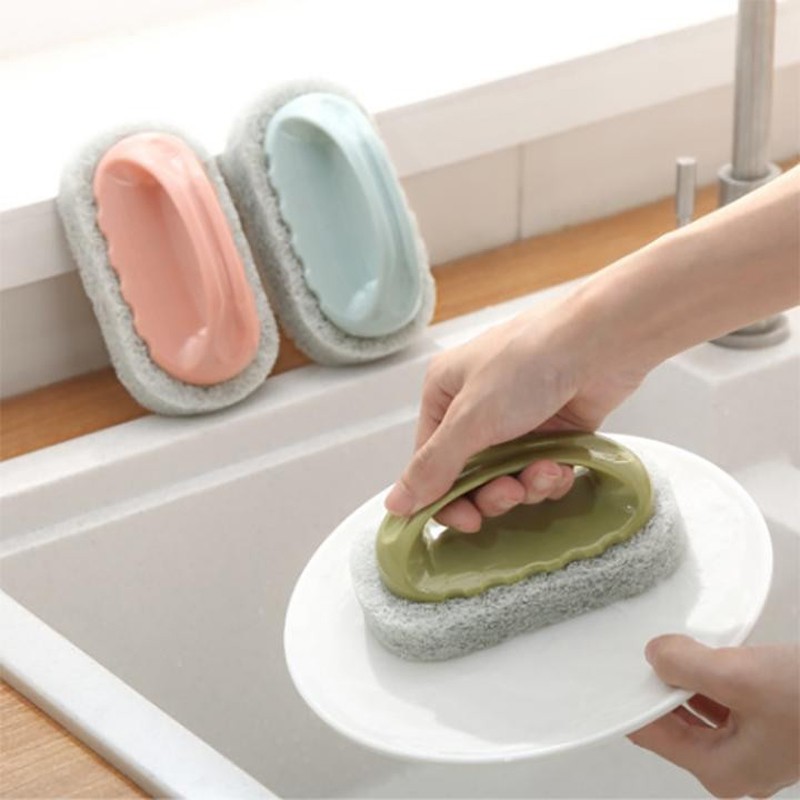 Bàn chải bọt biển cọ rửa cầm tay tiện dụng