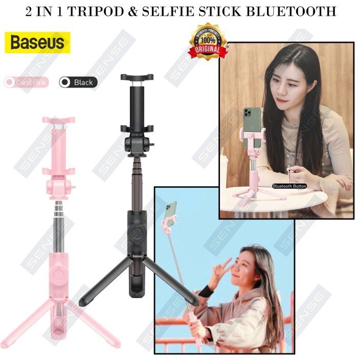 Mới Gậy Chụp Ảnh Tự Sướng Bluetooth Có Thể Gấp Gọn Màu Hồng | BigBuy360 - bigbuy360.vn