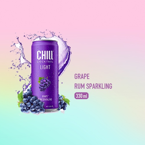 Nước trái cây lên men Chill Cocktail 3% 330ml