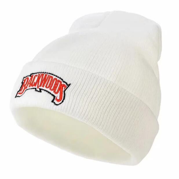 Mới Mũ Len Thêu Chữ backwoods Phong Cách hip hop Thời Trang Thu Đông