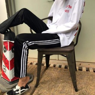 Quần striped pant đen 3line - kèm ảnh thật