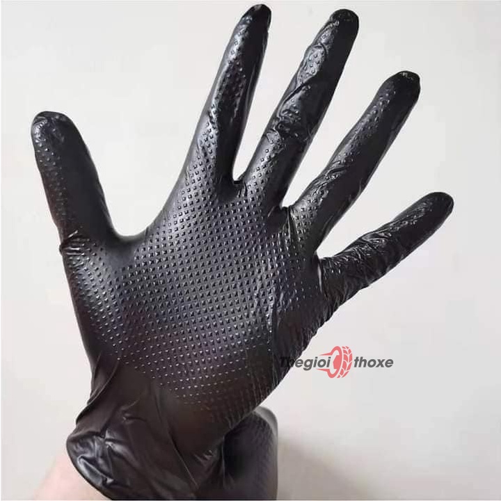 Găng tay cao su chống dầu nhớt  | Bao tay sửa xe máy, ô tô đa dụng | Thế Giới Thợ Xe