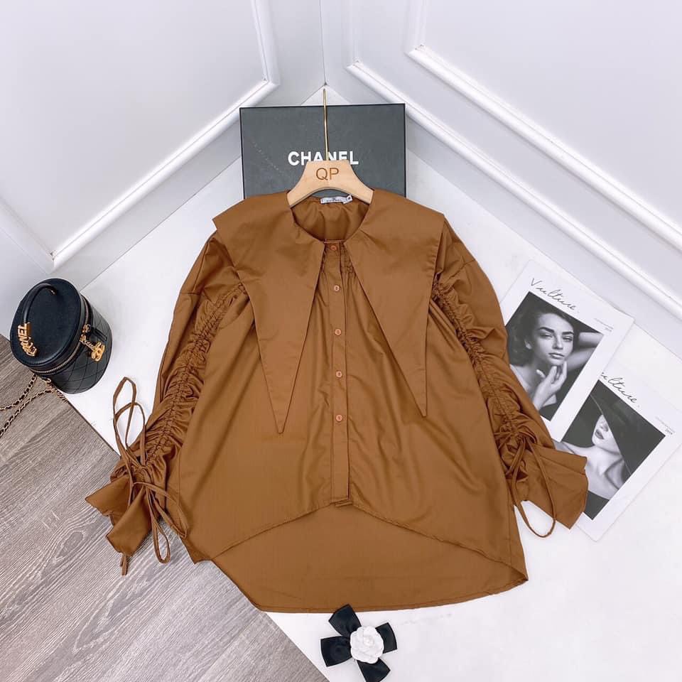 [Mã WASKT304 giảm 15% tối đa 30K đơn 99K] SƠ MI CỔ NHỌN TAY RÚT 2 MÀU ( ảnh thật ) | BigBuy360 - bigbuy360.vn