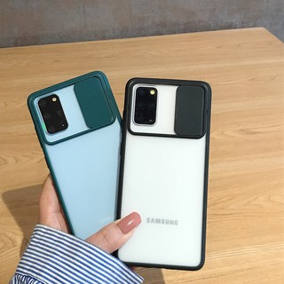 Ốp lưng có ngăn trượt bảo vệ camera cho Samsung Galaxy SS 21 + Plus S20 Ultra Thin Note20 Ultra Samsung Not20 Case SS 20+ Plus