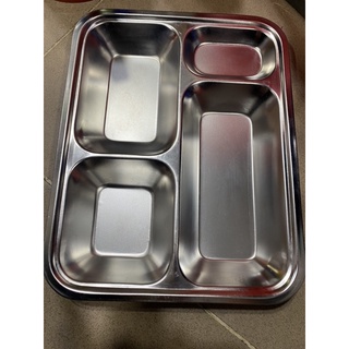 Khay cơm inox 4 ngăn