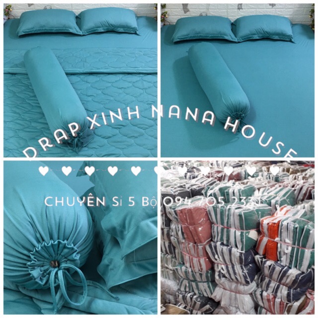 🌈 Trọn bộ drap thun màu (đa dạng size nệm)[TPHCM]