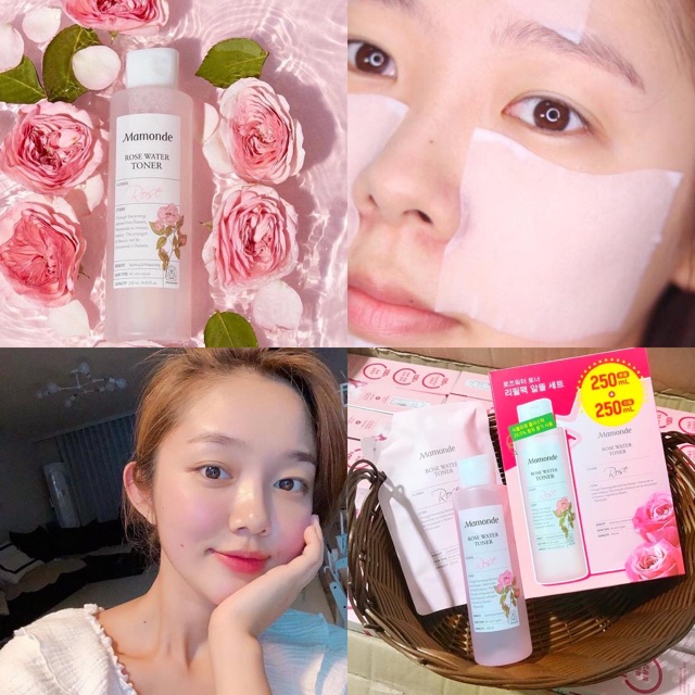 TÚI REFILL TONER MAMONDE HOA HỒNG 250ML | BigBuy360 - bigbuy360.vn