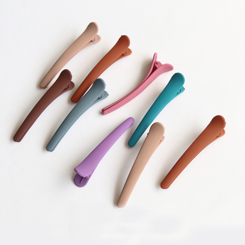 Kẹp tóc nữ kẹp mái bằng nhựa nhiều màu tiện lợi dễ sử dụng giá rẻ thanh lý