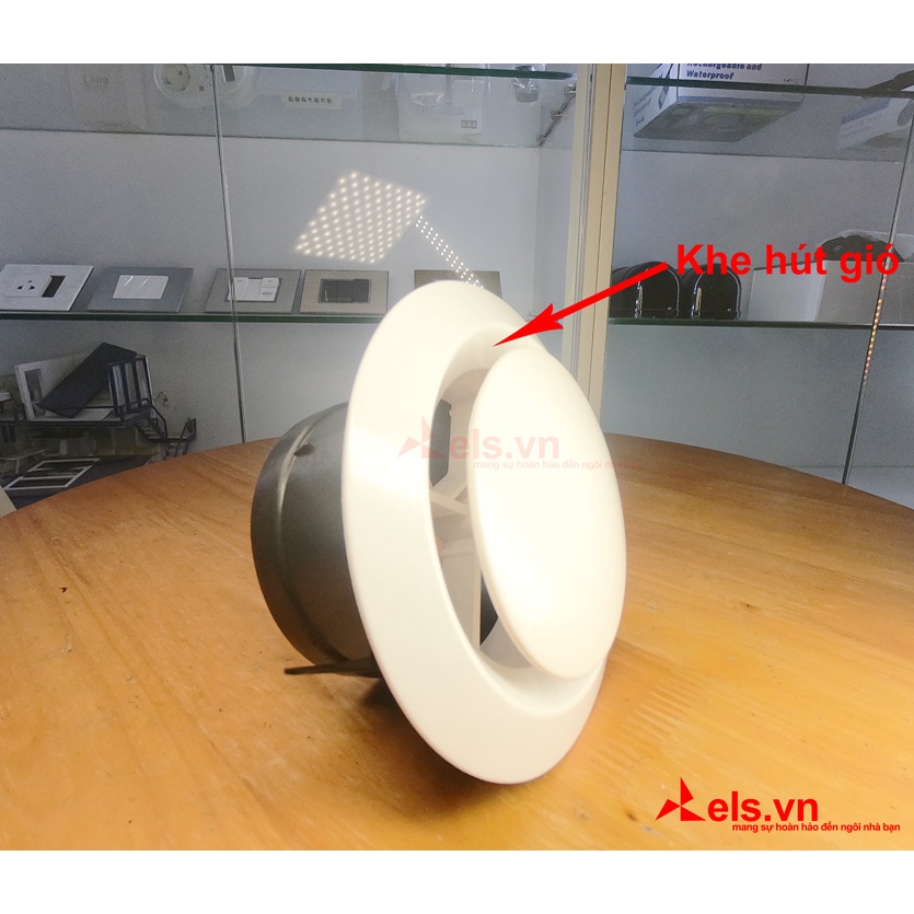 Mặt hút gió âm trần Phi100mm, 125mm, 150mm, 200mm