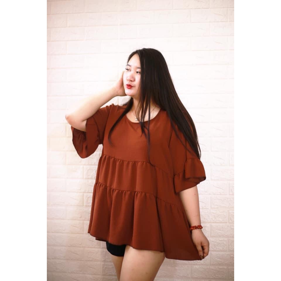 Full mẫu áo baby doll/ sét đùi bigsize 60-150kg