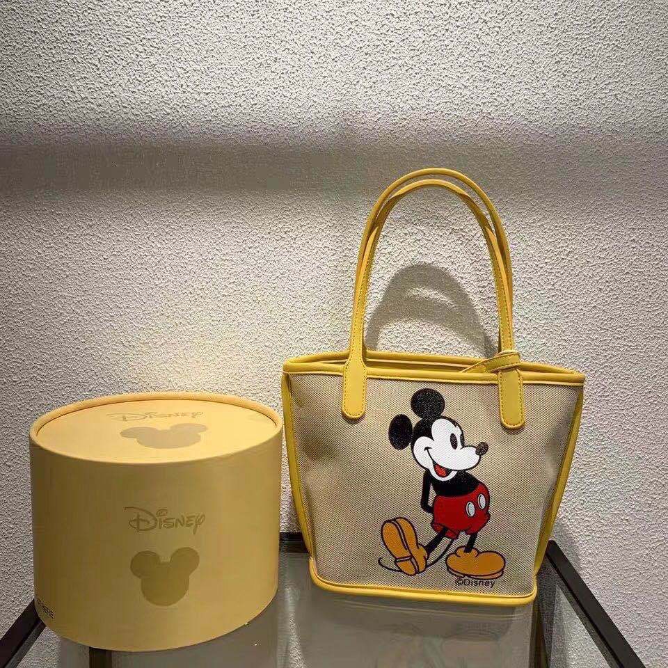 Túi đeo vai cầm tay in hoạt hình Mickey dễ thương