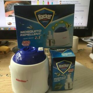 Đèn đuổi muỗi HACKER tặng kèm tinh dầu loại sịn