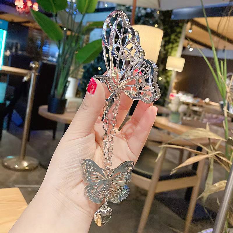 Kẹp Tóc  Cho Nữ Họa Tiết Màu Trắng Sieu Xinh