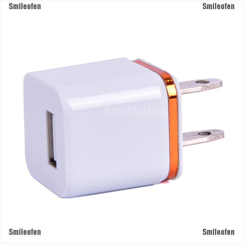 Smileofen Universal 2 Ports USB Wall Charger Travel Adapter for iPhone Samsung Mobile SZ