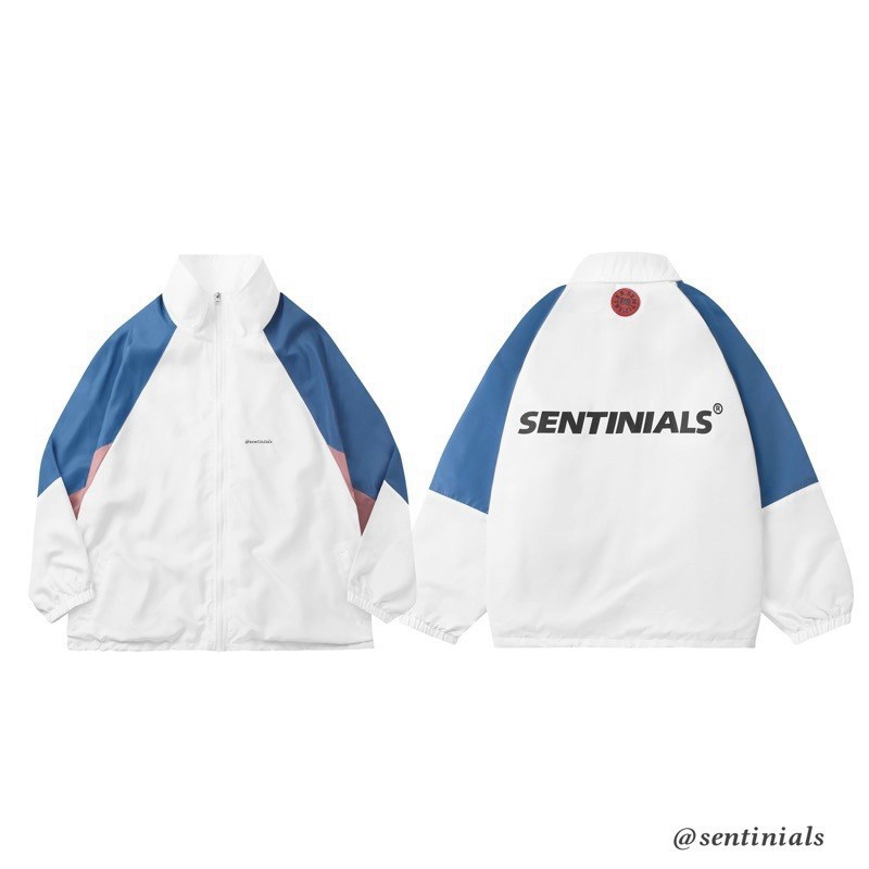 Áo Khoác Dù Nữ 2 Lớp Cổ Trụ In Sentinials Đẹp Phối Màu Độc Lạ Form Rộng Mặc Thoải Mái NEW UNISEX
