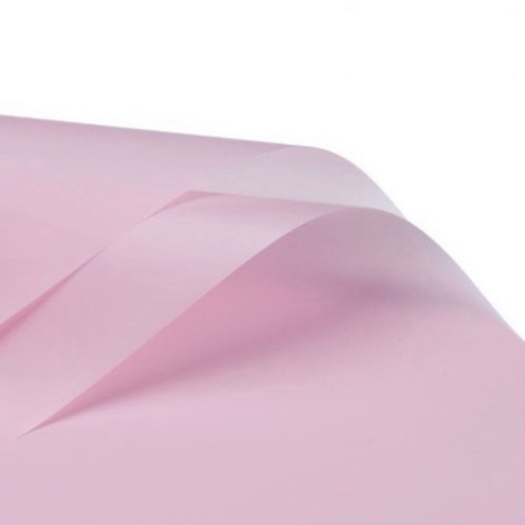 Giấy gói hoa Bóng mờ 1 mặt trơn 60cm x 60cm 20 tờ - phụ kiện làm hoa, handmade