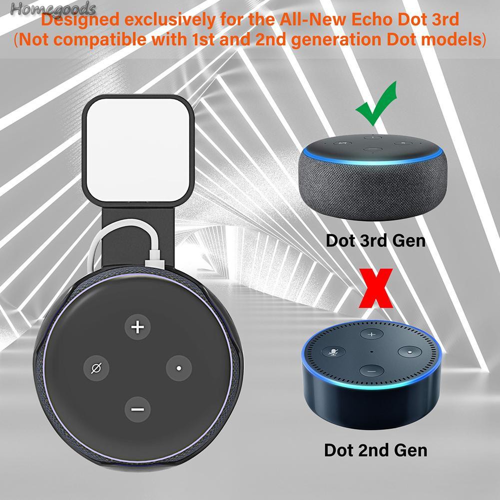 Giá Treo Tường 3 Ngăn Tiết Kiệm Không Gian Cho Loa Echo Dot