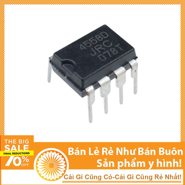 Chíp IC 4558D DIP8