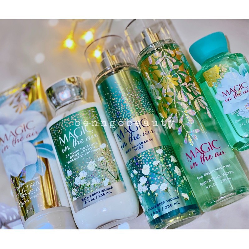 ÁNH NHŨ ✨ Xịt Thơm Toàn Thân Ánh Nhũ Bath & Body Works Diamond Shimmer Mist - Magic In The Air