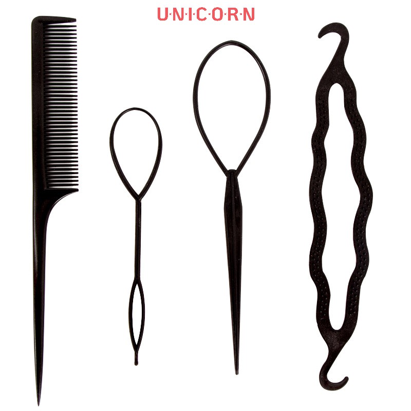 Bộ 4 món Dụng cụ Tạo kiểu tóc Cực đơn giản