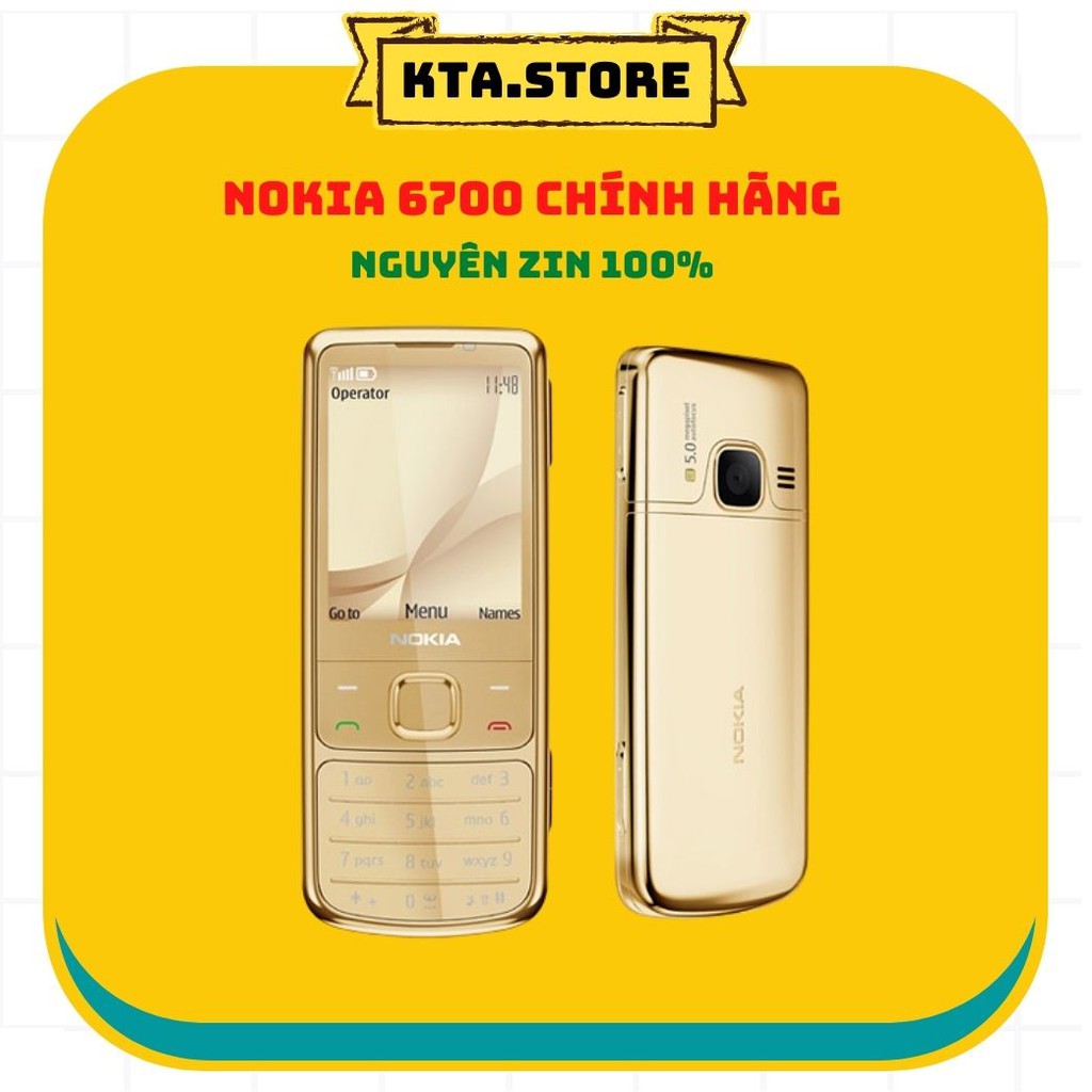 [ CHÍNH HÃNG ] Điện Thoại NOKIA 6700 Classic Nguyên Zin Chính Hãng Trùng imeil Màn Hình Zin