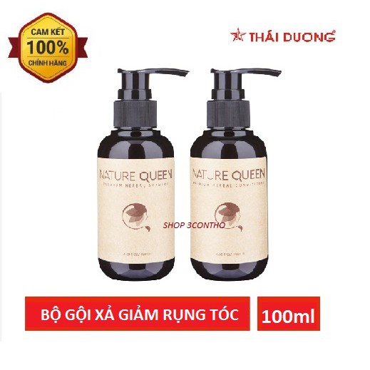 Bộ dầu gội, dầu xả Nature Queen 100ml SAO THÁI DƯƠNG CHÍNH HÃNG