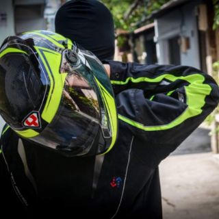Nón Fullface Yohe 970 xanh neon