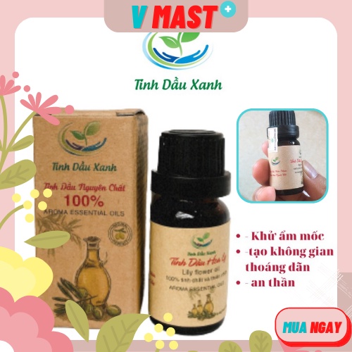 Tinh Dầu Thơm Phòng Tinh Dầu Xanh Thái Nguyên 10ml khử ẩm mốc tạo không gian trong lành