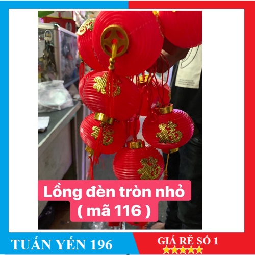 ⚡️Giao hỏa Tốc 2h tphcm⚡️ Dây đèn led đèn lồng đỏ treo trang trí dài 5m loại 16 bóng