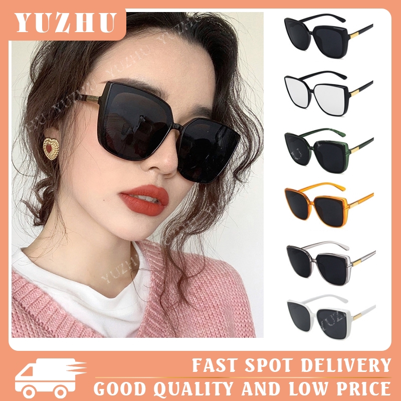 Kính mát gọng vuông chống tia uv phong cách retro cho nam nữ