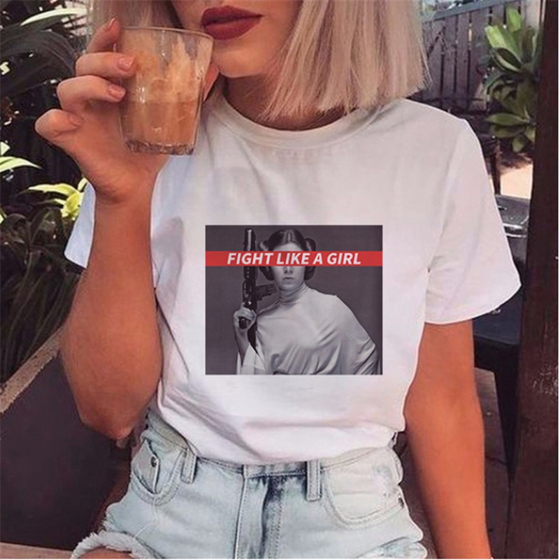 Áo Thun Nữ Tay Ngắn In Hình