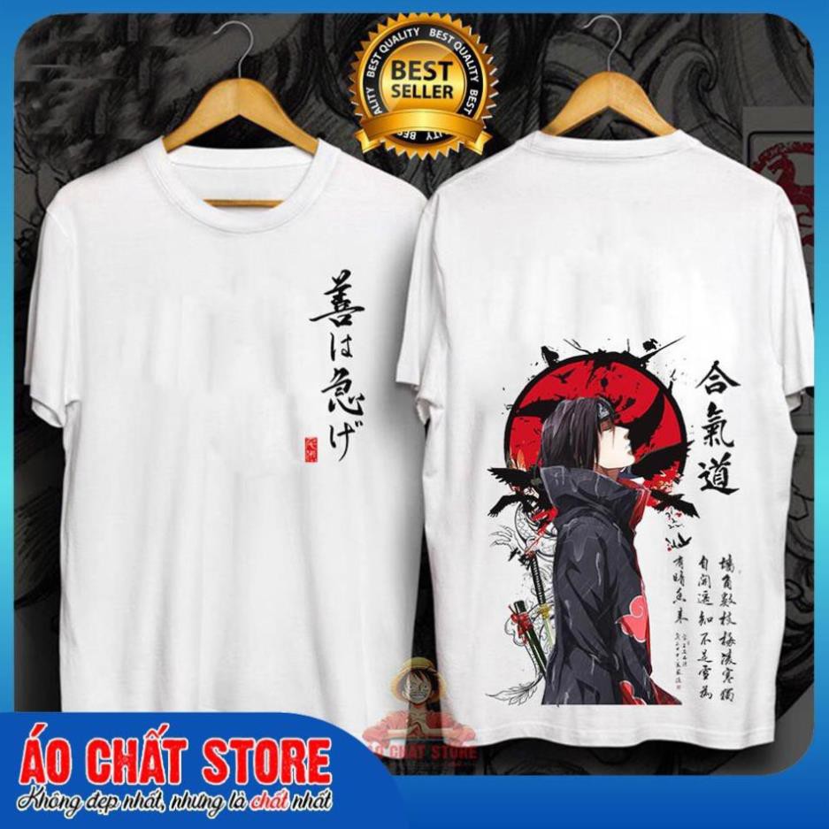 (VIDEO + ẢNH THẬT) Áo Uchiha Itachi Naruto Siêu Độc | Áo Thun Naruto Unisex ITACHI Đẹp NT05 / giá tố