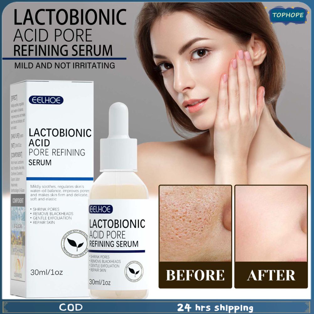 Hàn Quốc Lactose Axit Lỗ Chân Lông Thu Nhỏ Tinh Chất Hyaluronic Acid Làm Săn Chắc Da, Nuôi Dưỡng Da Mặt, Da Có Độ Đàn Hồi độ Mịn, Sửa Chữa Và Làm Sạch Mụn Đầu Đen Và Mụn ↑Tophope