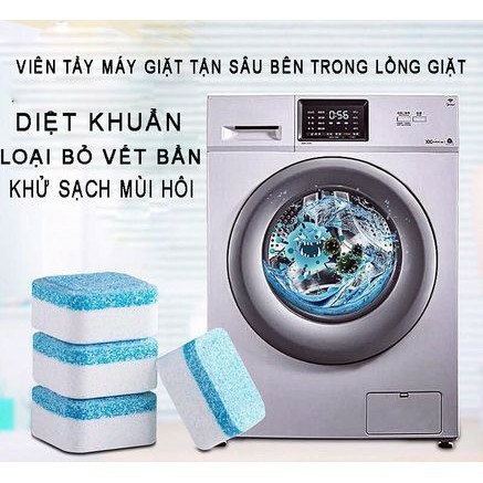 Hộp 12 viên tẩy vệ sinh lồng máy giặt