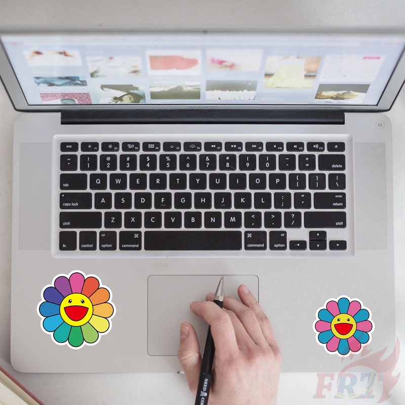 ❉ Murakami Takashi：Fashion Brand Sunflower - Series 02 Stickers ❉ 50Pcs/Set DIY Luggage Laptop Skateboard Decals Doodle Stickers