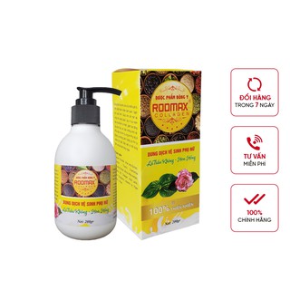 [ Chính Hãng ] Dung Dịch Vệ Sinh Phụ Nữ Roomax Lá Trầu Không và Hoa Hồng