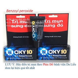 Benzoyl Peroxide: Diệt Khuẩn,Ức Chế Sự Nhân Lên Của Vi Khuẩn C.Acnes
