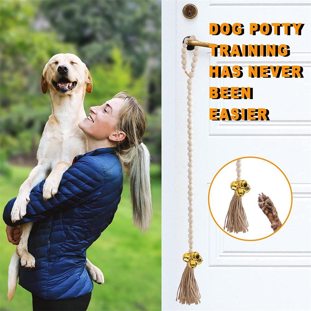 Giovanni Đồ Chơi Dây Thừng Cotton Gắn Chuông Cửa Dễ Dàng Điều Chỉnh Cho Cún Cưng