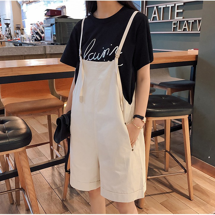 Quần yếm dây mỏng có hai túi hai bên - BKZ200319 | BigBuy360 - bigbuy360.vn