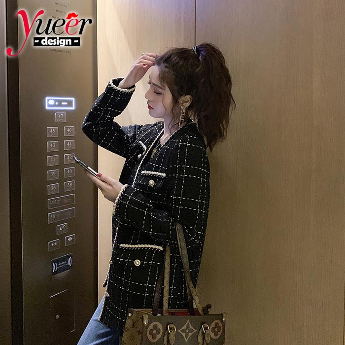 Áo Khoác Cổ Chữ V Phong Cách Retro Pháp Cho Nữ | BigBuy360 - bigbuy360.vn