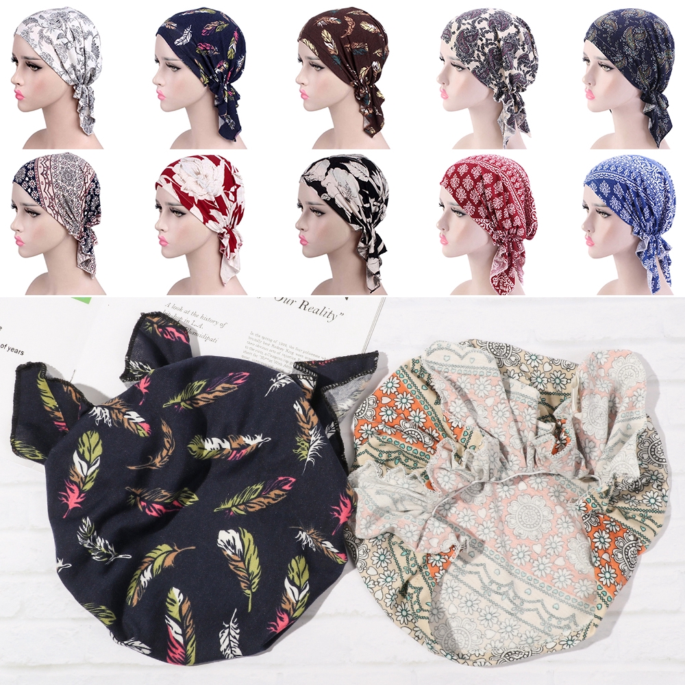 Mũ Turban Trùm Đầu Phong Cách Hồi Giáo Cho Nữ