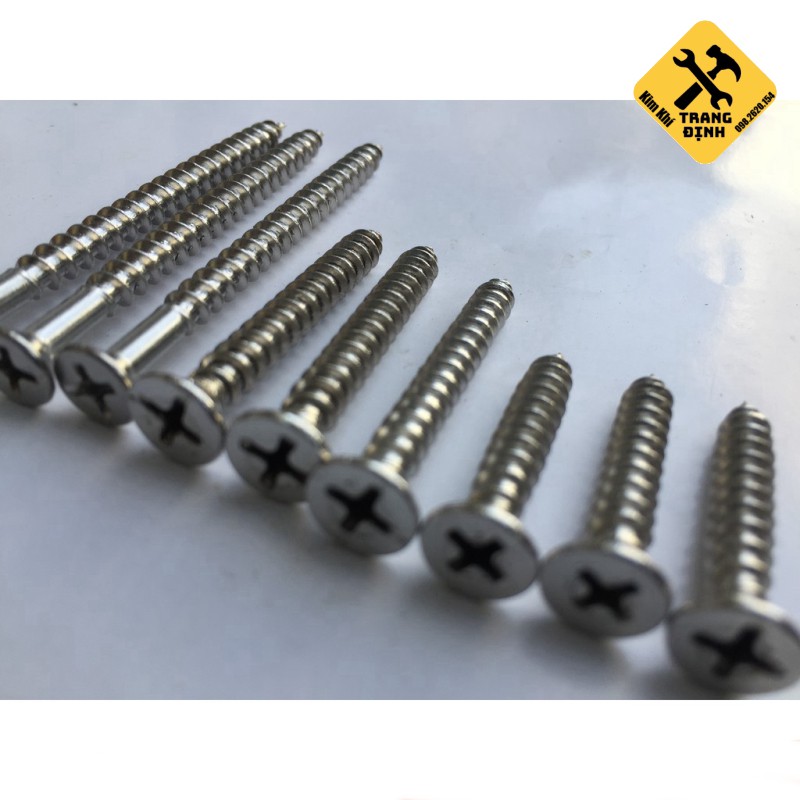 1 kg Vít inox 304 phi 5 các độ dài