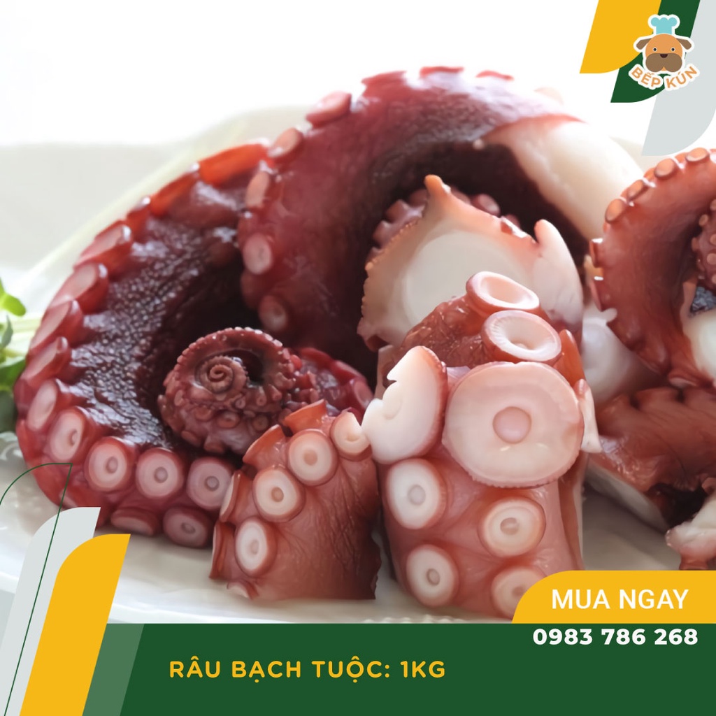 Râu Bạch Tuộc Siêu To Siêu Giòn Túi 1Kg