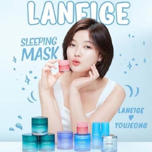 Set 3 món Laneige dưỡng ẩm Sephora Beauty Insider Mask môi-Kem dưỡng-Mask ngủ