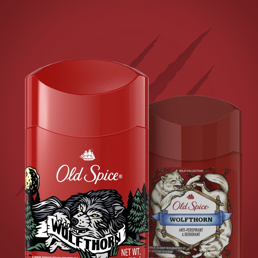 Lăn sáp khử mùi nam Old Spice Wolfthorn 73g (sáp trắng)