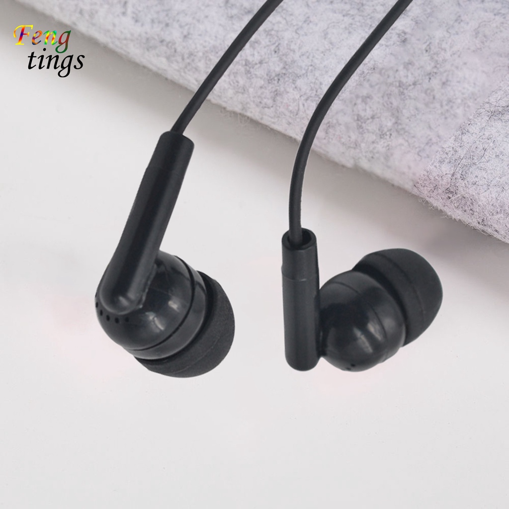 Tai Nghe Nhét Tai 3.5mm Siêu Nhẹ Thoải Mái Cho Điện Thoại