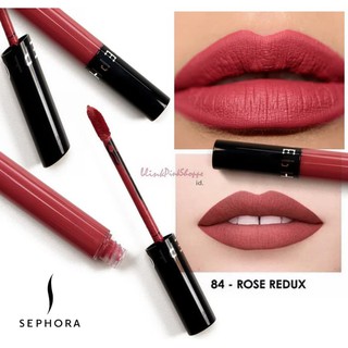 Son kem minisize Sephora màu 84 Rose Redux (hồng đất)