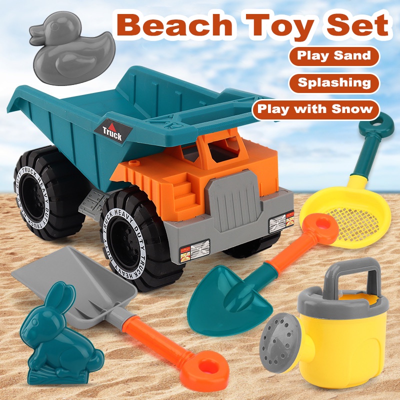 Bộ 8 món đồ chơi xúc cát Sea Sun Toys thú vị cho bé