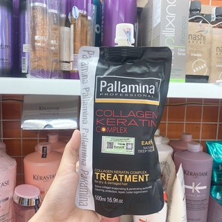 Hấp dầu suôn mượt Pallamina Collagen Keratin Complex 500ml