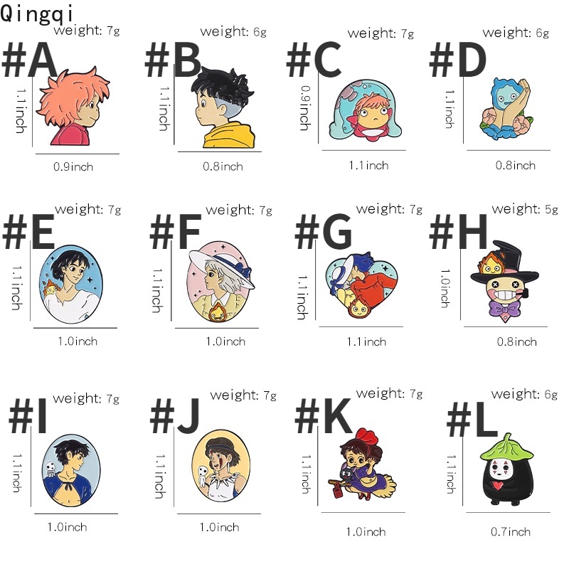 Ghim cài áo Miss Zoe hình nhân vật phim hoạt hình đáng yêu